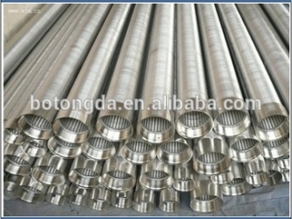 Stainless Steel V shaped water well wedge wire screen