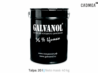 Šalto cinkavimo mišinys «GALVANOL», 40 kg